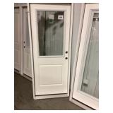32' x 80' LH Fiberglass 1/2-View Exterior Door