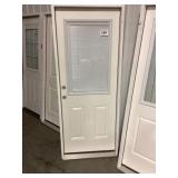 32' x 80' RH Fiberglass Exterior Door w/ Blinds