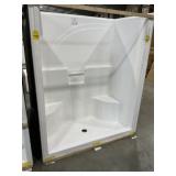 60' x 75' Fiberglass Shower Surround w/ Center