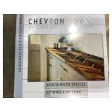 36' x 6' Acacia Butcher Block Island Countertop x2