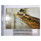 36' x 6' Acacia Butcher Block Island Counter Top
