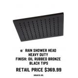 8' Rain Shower Head