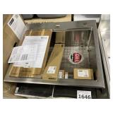 Delta 25' x 22' Dual-Mount Single Bowl Sink