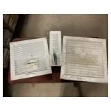 Mixed Floor And Wall Registers In White x6