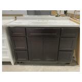 49' x 22' Single Bath Vanity in Espresso with Sink
