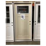 36' x 80' LH Fiberglass Exterior Door in Tan