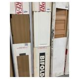 32' x 80' Wood-Look Bifold Door in White