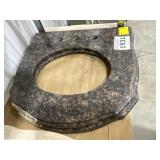 24' x 22-1/4' Sinkless Stone Countertops x 2
