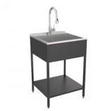 RTA Transolidï¿½ 24'W Sink with Base in Matte Black