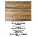 Waterproof Click Lock Vinyl Flooring x 474SF