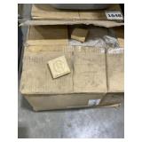Case of 2-1/2' Sedar Rosette Casing Blocks