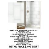 Shaw 12' x 24' Waterproof Vinyl Wall Tile x 349SF