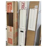 24' x 80' 2-Panel Wood-Look MDF Bifold Door