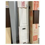 36' x 80' 2-Panel Wood-Look MDF Bifold Door