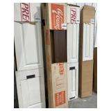 18' x 80' MDF Wood-Look Bifold Door x 2Pcs