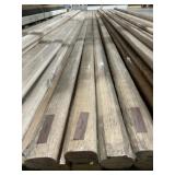 2-1/4' x 14' Hemlock Oval Rails x 7Pcs