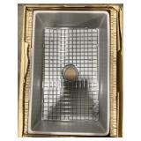 30' x 19' Single Bowl Fireclay Sink in Light Gray