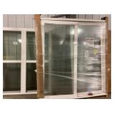 71' x 79.5' White Sliding Patio Door Unit (Damage)