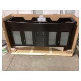 63' Espresso Dbl. Bowl Vanity Base