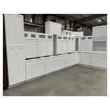 27Pc Silvercreek Aspen White Dream Kitchen