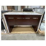56'W Single Bath Vanity in Espresso with Sink Top