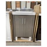 24'W Single Bath Vanity with Sink Top