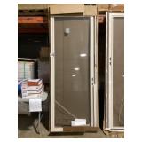 36' x 96' FV Stormdoor in Almond w/ HW