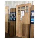 36' x 80' Cedar 6 Lite Barn Door w/ Hardware