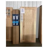 36' x 80' Cedar 1-Panel Barn Door w/ Hardware