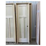 24' x 80' LH Poplar 3-Panel Interior Door