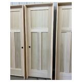 28' x 80' RH Poplar 3-Panel Interior Door