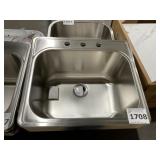 (6) 25' x 22' Single Bowl Stainless Steel Sinks