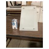 12' Florescent Wall Sconce in White x 2Pcs