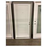 36' x 80' LH Fiberglass 2-Panel Exterior Door