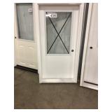 32' x 66' LH Fiberglass 1/2-View Exterior Door