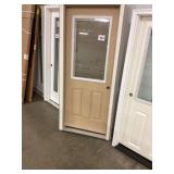 32' x 80' LH Fiberglass 1/2-View Exterior Door