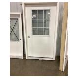 42' x 80' RH Fiberglass 1/2-View Exterior Door