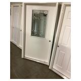 42' x 80' LH Fiberglass 1/2-Deco Exterior Door