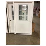 42' x 80' LH Fiberglass 1/2-View Exterior Door
