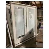 6-0 LH Full-View French Door with Blinds