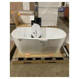 59' x 30' Acrylic Soaking Tub with Filler