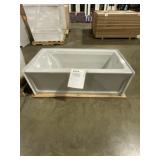 60' x 30' RH Skirted Whirlpool Tub in Gray