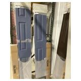 24' x 80' Blue Masonite Bifold Door W/ Hardware