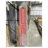 24' x 80' Pink Masonite Bifold Door W/ Hardware