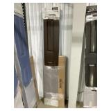 24' x 80' Brown Masonite Bifold Door W/ Hardware