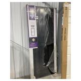 32' x 80' Premium Security Screen Door in Black