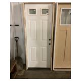 32' x 80' LH Steel 6-Panel Exterior Door