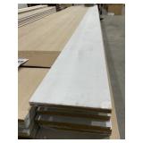 1' x 10' x 16' Primed MDF Boards x 416 LF