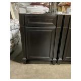 24' x 22' Vanity Base in Espresso Brown