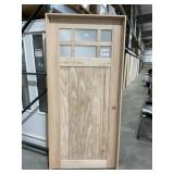 36' x 80' RH Craftsman White Cedar Interior Door